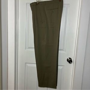 Louis Raphael Taupe Wool Dress Pants